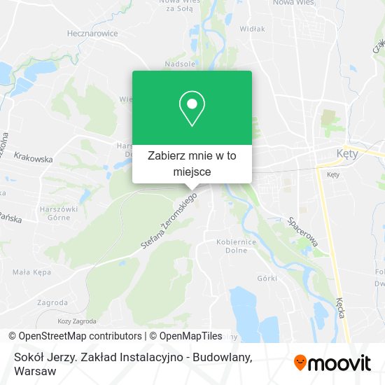 Mapa Sokół Jerzy. Zakład Instalacyjno - Budowlany