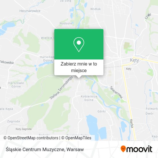 Mapa Śląskie Centrum Muzyczne