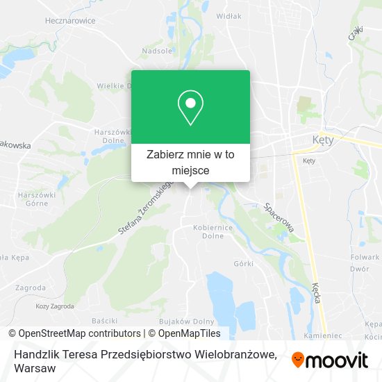 Mapa Handzlik Teresa Przedsiębiorstwo Wielobranżowe