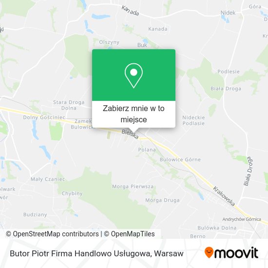 Mapa Butor Piotr Firma Handlowo Usługowa