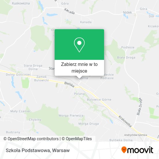 Mapa Szkoła Podstawowa