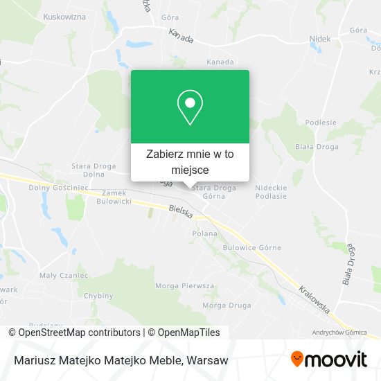 Mapa Mariusz Matejko Matejko Meble