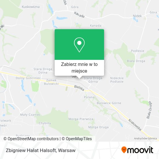 Mapa Zbigniew Hałat Halsoft