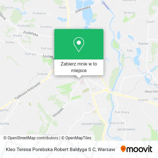 Mapa Kleo Teresa Porebska Robert Baldyga S C