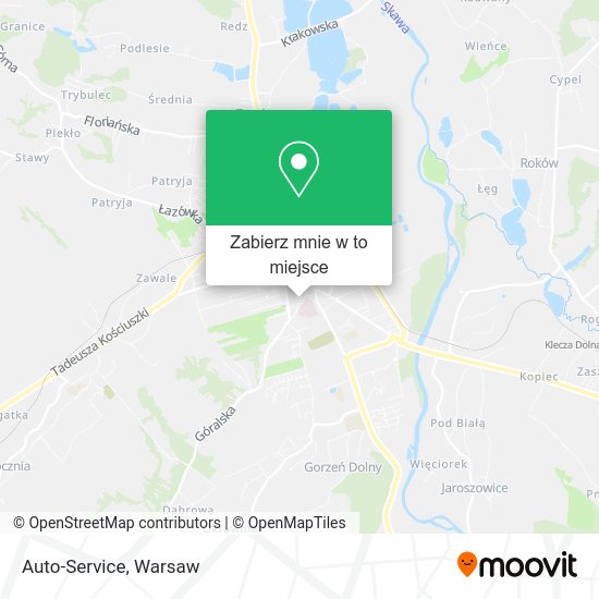 Mapa Auto-Service