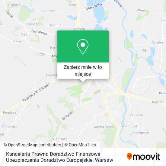 Mapa Kancelaria Prawna Doradztwo Finansowe Ubezpieczenia Doradztwo Europejskie