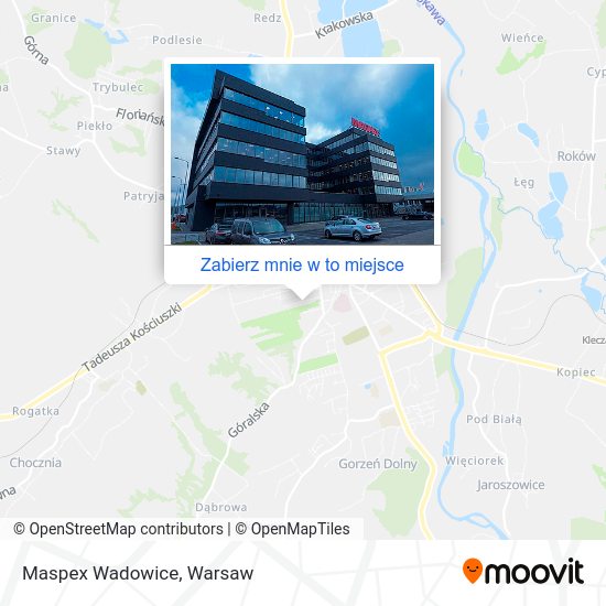 Mapa Maspex Wadowice