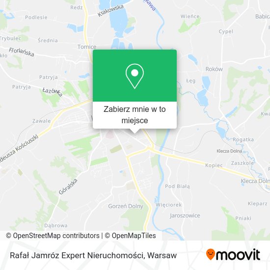 Mapa Rafał Jamróz Expert Nieruchomości