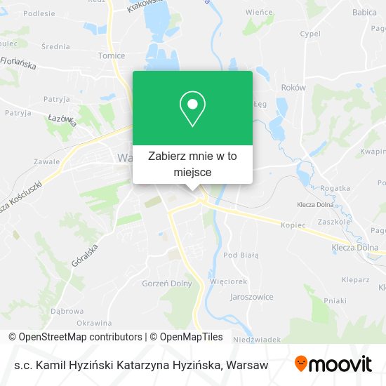 Mapa s.c. Kamil Hyziński Katarzyna Hyzińska