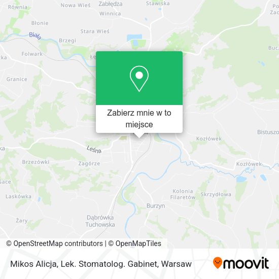 Mapa Mikos Alicja, Lek. Stomatolog. Gabinet