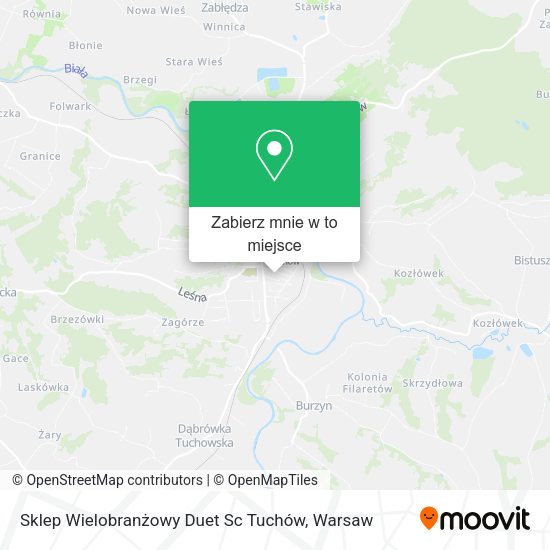 Mapa Sklep Wielobranżowy Duet Sc Tuchów