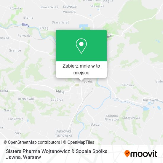 Mapa Sisters Pharma Wojtanowicz & Sopala Spólka Jawna