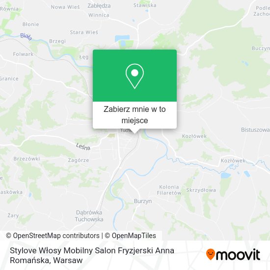 Mapa Stylove Włosy Mobilny Salon Fryzjerski Anna Romańska