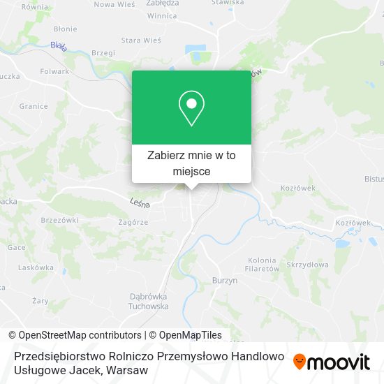 Mapa Przedsiębiorstwo Rolniczo Przemysłowo Handlowo Usługowe Jacek