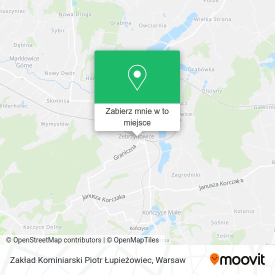 Mapa Zakład Kominiarski Piotr Łupieżowiec