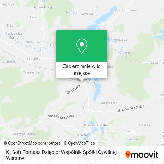 Mapa Kt Soft Tomasz Dzięcioł Wspólnik Spółki Cywilnej