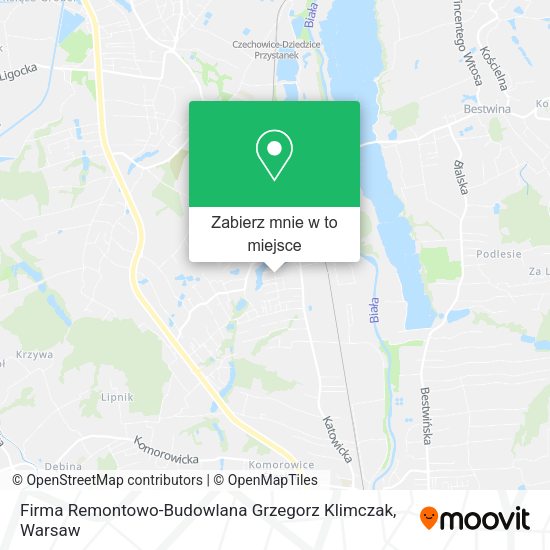 Mapa Firma Remontowo-Budowlana Grzegorz Klimczak