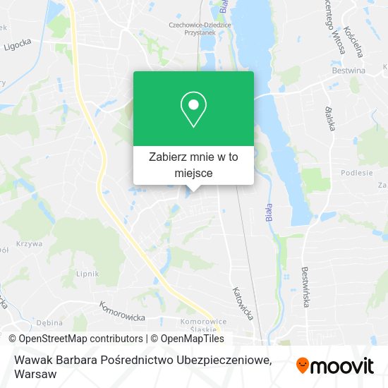 Mapa Wawak Barbara Pośrednictwo Ubezpieczeniowe