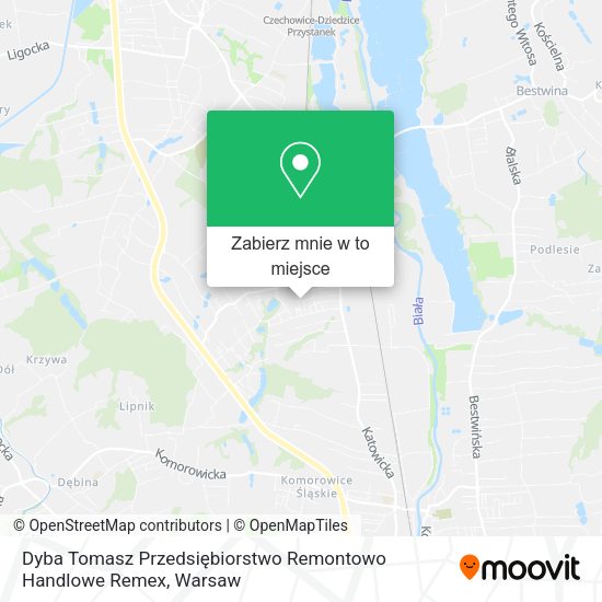 Mapa Dyba Tomasz Przedsiębiorstwo Remontowo Handlowe Remex