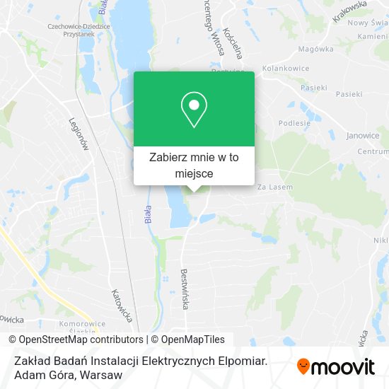 Mapa Zakład Badań Instalacji Elektrycznych Elpomiar. Adam Góra