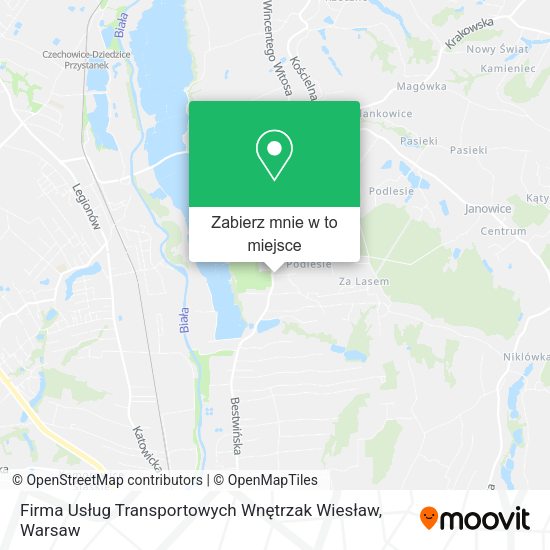 Mapa Firma Usług Transportowych Wnętrzak Wiesław