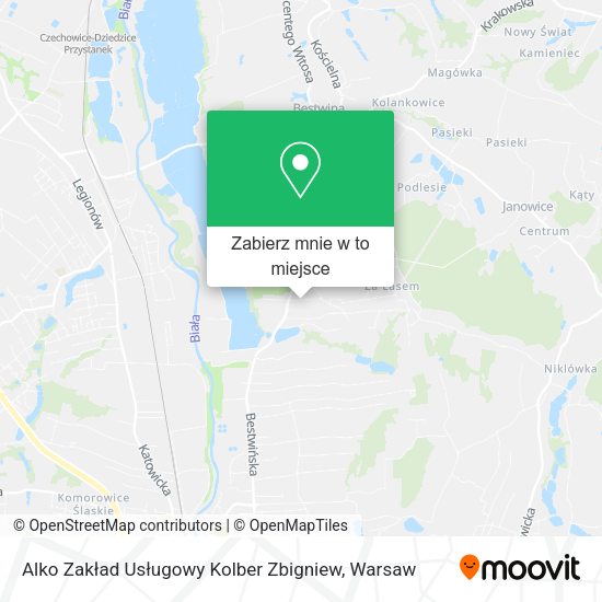 Mapa Alko Zakład Usługowy Kolber Zbigniew