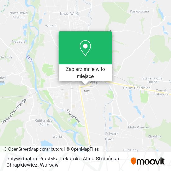 Mapa Indywidualna Praktyka Lekarska Alina Stobińska Chrapkiewicz