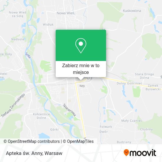 Mapa Apteka św. Anny