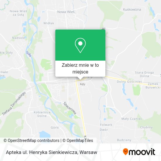 Mapa Apteka ul. Henryka Sienkiewicza