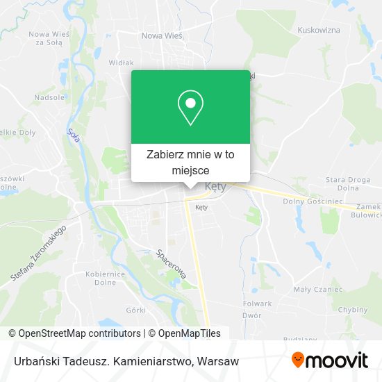 Mapa Urbański Tadeusz. Kamieniarstwo