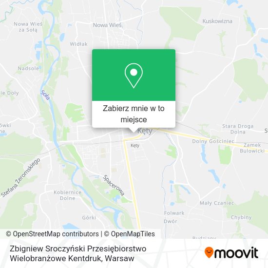 Mapa Zbigniew Sroczyński Przesiębiorstwo Wielobranżowe Kentdruk