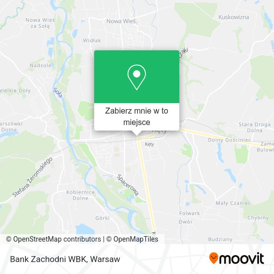 Mapa Bank Zachodni WBK