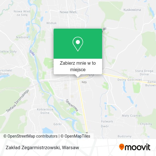 Mapa Zakład Zegarmistrzowski