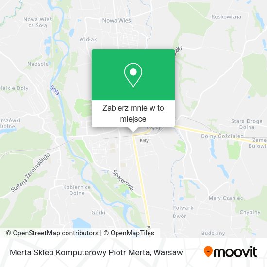 Mapa Merta Sklep Komputerowy Piotr Merta