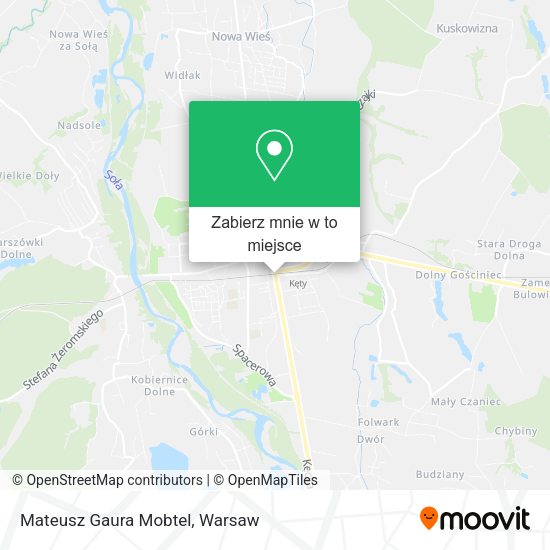 Mapa Mateusz Gaura Mobtel