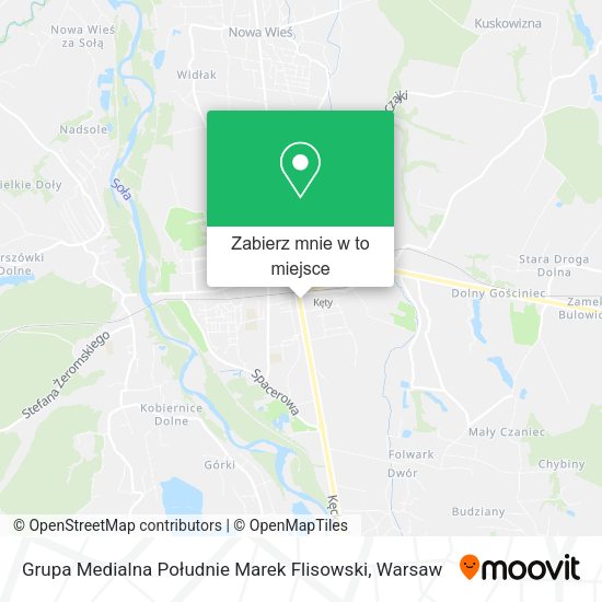 Mapa Grupa Medialna Południe Marek Flisowski