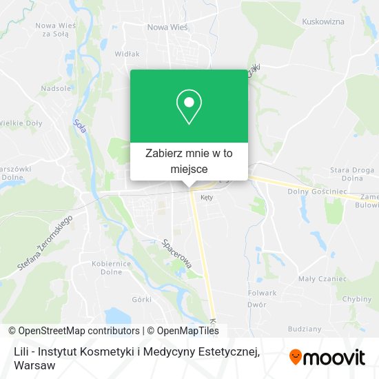 Mapa Lili - Instytut Kosmetyki i Medycyny Estetycznej