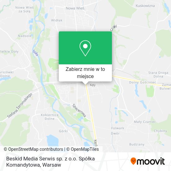 Mapa Beskid Media Serwis sp. z o.o. Spółka Komandytowa