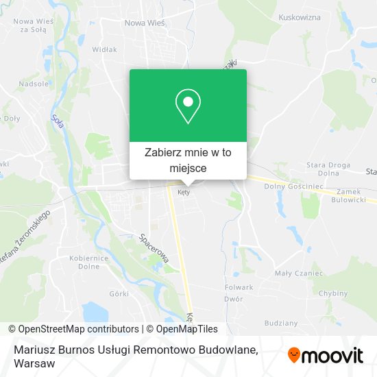 Mapa Mariusz Burnos Usługi Remontowo Budowlane