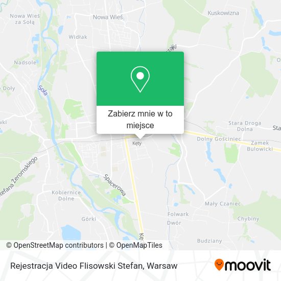 Mapa Rejestracja Video Flisowski Stefan