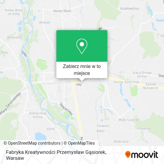 Mapa Fabryka Kreatywności Przemysław Gąsiorek