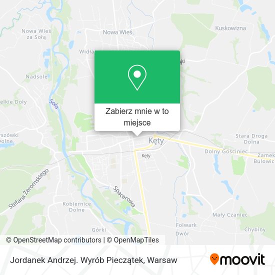 Mapa Jordanek Andrzej. Wyrób Pieczątek