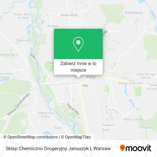 Mapa Sklep Chemiczno Drogeryjny Januszyk I