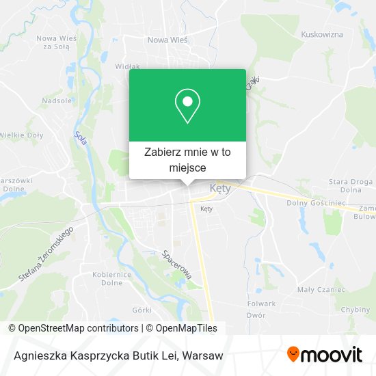 Mapa Agnieszka Kasprzycka Butik Lei