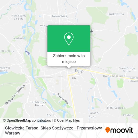 Mapa Głowiczka Teresa. Sklep Spożywczo - Przemysłowy