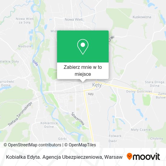 Mapa Kobiałka Edyta. Agencja Ubezpieczeniowa