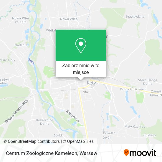 Mapa Centrum Zoologiczne Kameleon