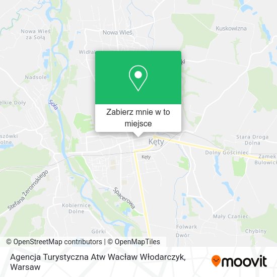 Mapa Agencja Turystyczna Atw Wacław Włodarczyk