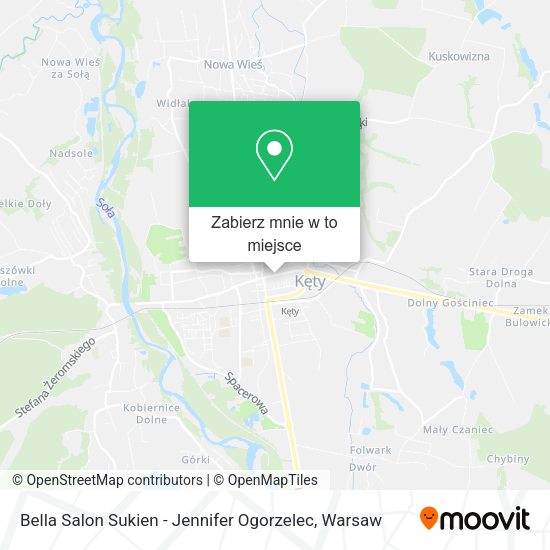 Mapa Bella Salon Sukien - Jennifer Ogorzelec