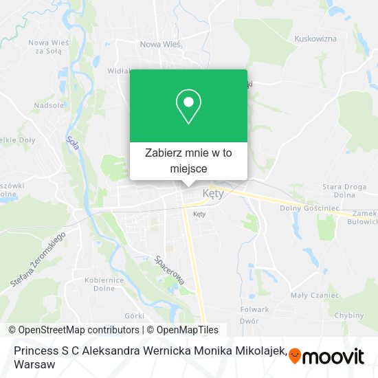 Mapa Princess S C Aleksandra Wernicka Monika Mikolajek